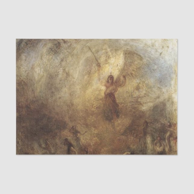 Papier Mousseline L'ange debout au soleil par J.M.W. Turner (Recto)