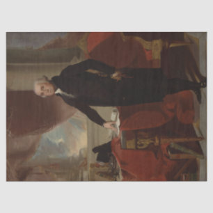 Papier Mousseline Lansdowne Portrait : Le président américain George