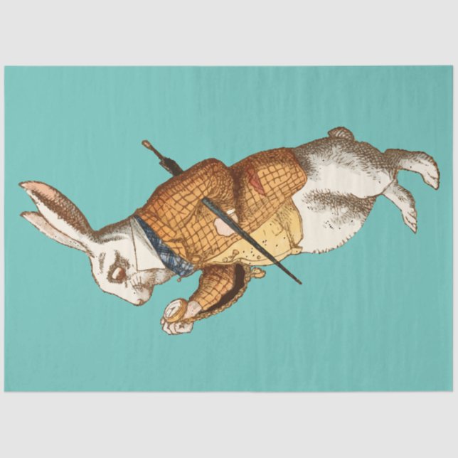 Papier Mousseline Lapin blanc (Alice's Adventures in Wonderland) (Recto)