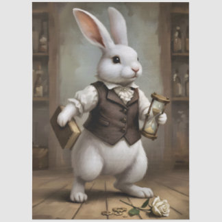 Papier Mousseline Lapin de conte de fées
