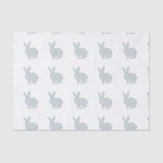 Papier Mousseline Lapin gris