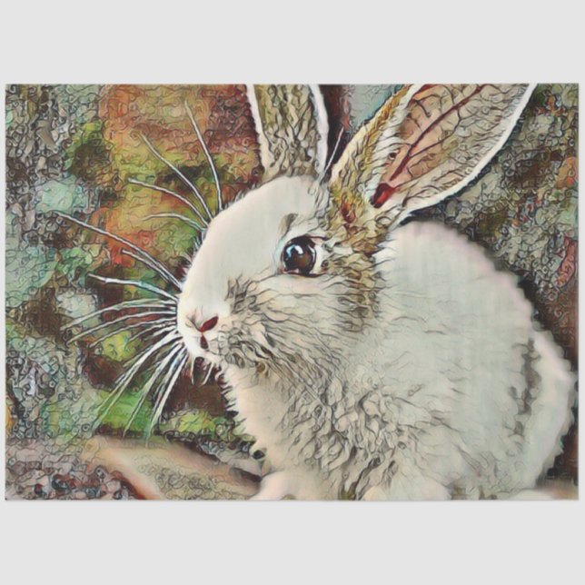 Papier Mousseline lapin toony (Recto)