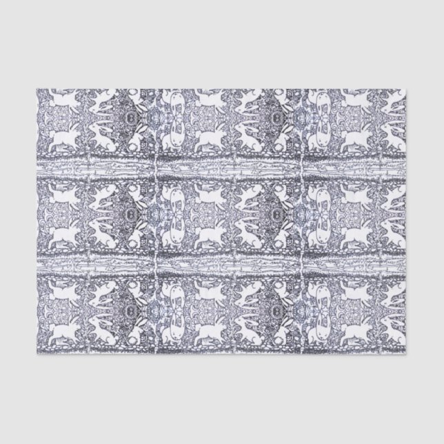 Papier Mousseline Lapins (Recto)