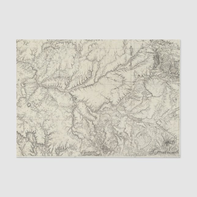 Papier Mousseline L'Arizona oriental et le Nouveau Mexique (Recto)