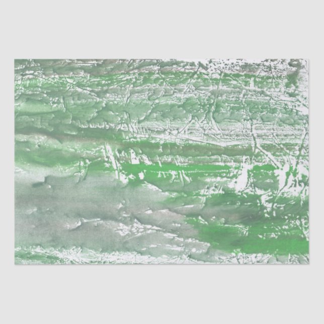 Papier Mousseline L'art du marbre vert (Recto)