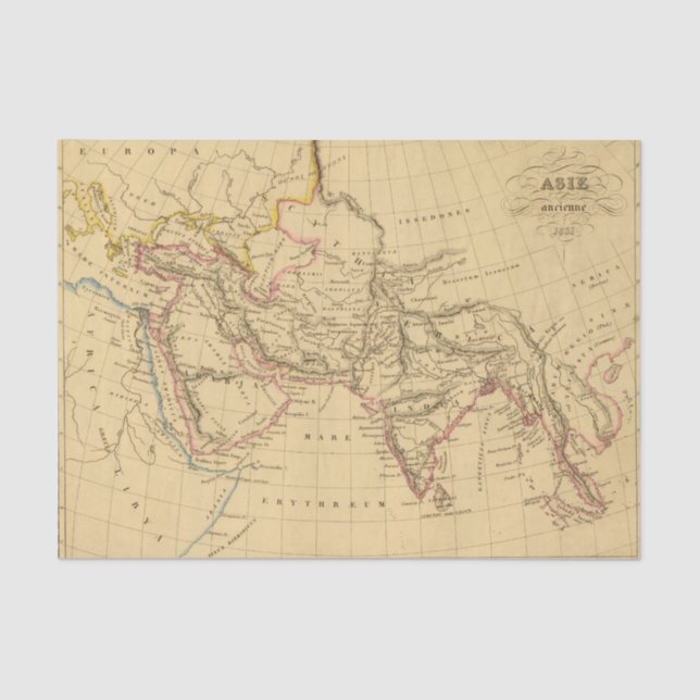 Papier Mousseline L'Asie antique (Recto)
