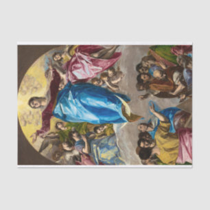 Papier Mousseline L'Assomption de la Vierge par El Greco