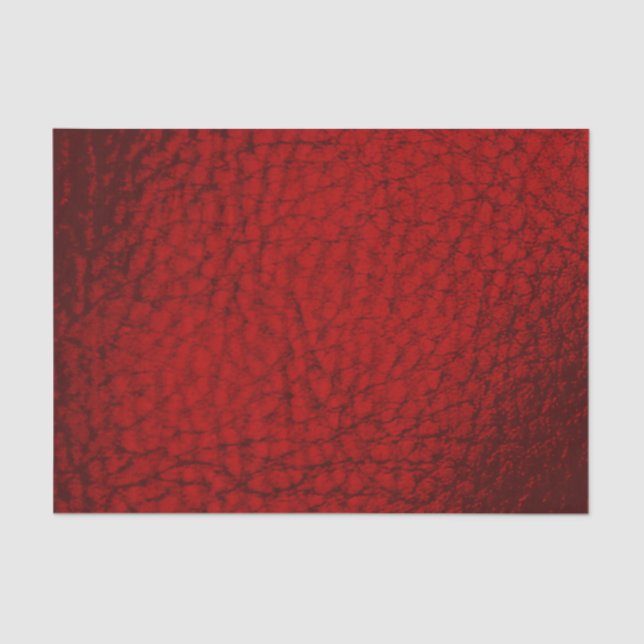 Papier Mousseline Lava Rouge Faux Cuir (Recto)