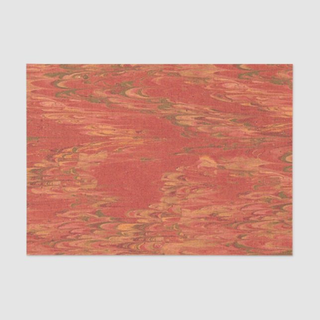 Papier Mousseline Lave de corail (Recto)