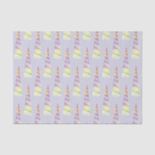 Papier Mousseline Lavender Gold Rose Purple Lime Unicorn Anniversair