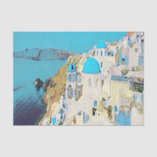 Papier Mousseline ldp SANTORINI - vue -