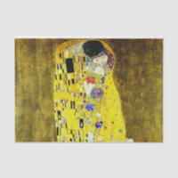 Le baiser par Gustav Klimt, peintre symboliste,