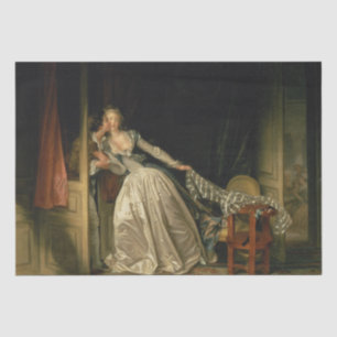 Papier Mousseline Le baiser volé par Jean-Honore Fragonard