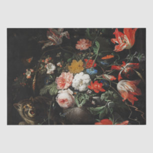 Papier Mousseline Le bouquet renversé par Abraham Mignon