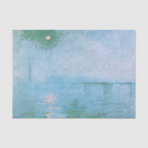 Papier Mousseline Le brouillard sur la Tamise (par Claude Monet)