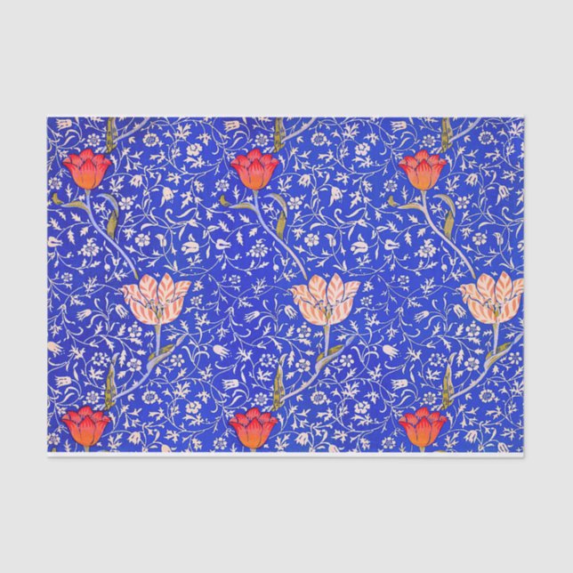 Papier Mousseline Le célèbre motif de Medway de William Morris (Recto)