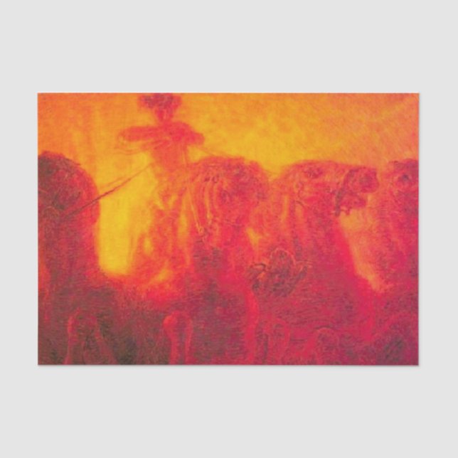 Papier Mousseline Le Chariot du Soleil par Gaetano Previous (Recto)