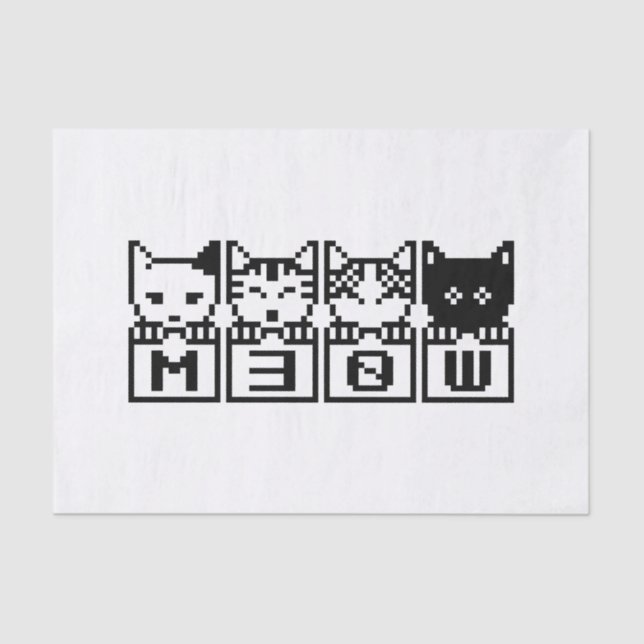 PAPIER MOUSSELINE LE CHATS M30W 8 BITS (Recto)