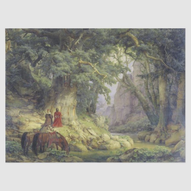 Papier Mousseline Le chêne de mille ans (par Karl Laling) (Recto)