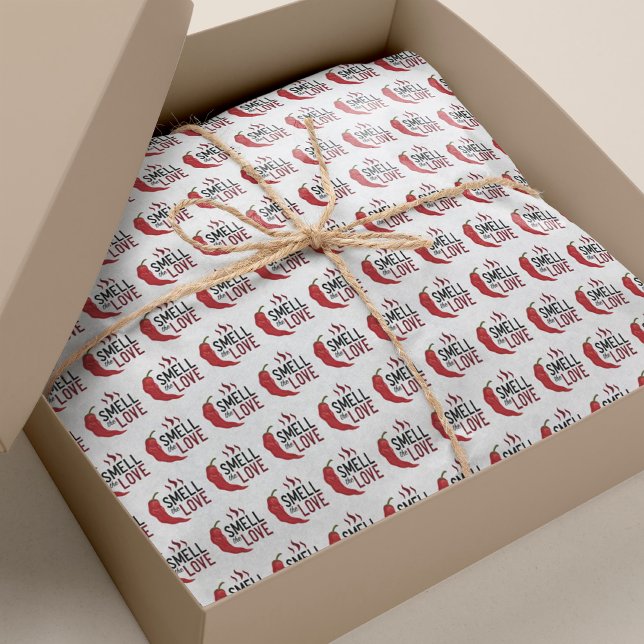 Papier Mousseline Le Chili rouge sent l'amour (Créateur téléchargé)