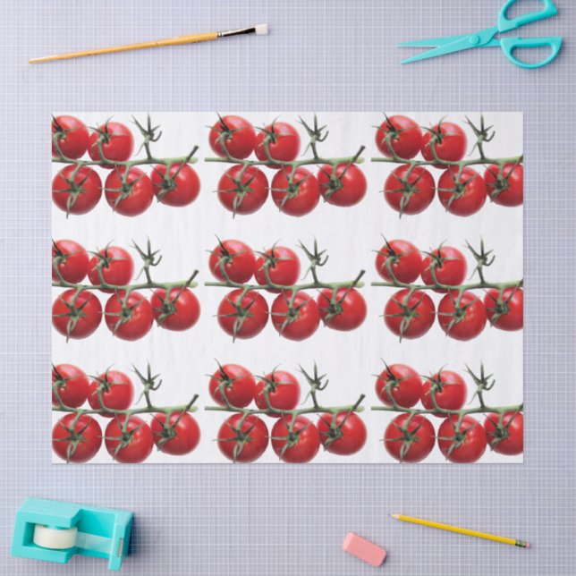 Papier Mousseline Le don de tomates (Artisanat)