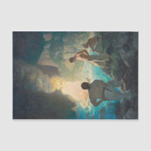 Papier Mousseline Le feu de la générosité par Newell Convers Wyeth