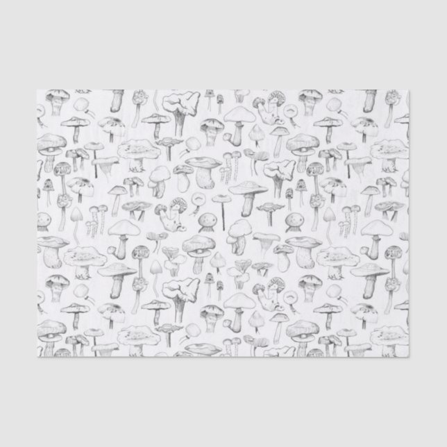 Papier Mousseline Le gang des champignons (Recto)