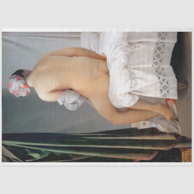 Papier Mousseline Le Grand Béton (Femme Assis), Dominique Ingres (Recto)