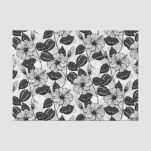 Papier Mousseline Le jardin d'Hibiscus