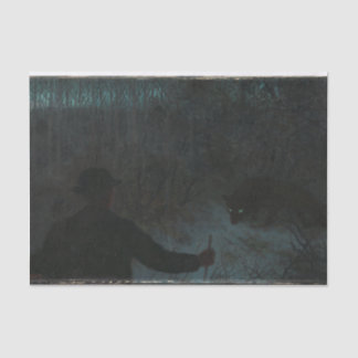 Papier Mousseline Le Lad des cendres et le Loup