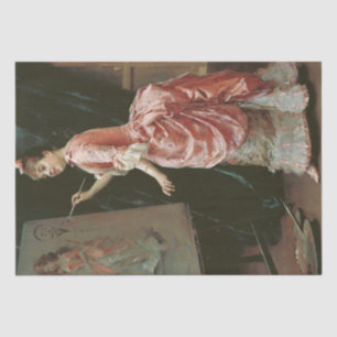 Papier Mousseline Le mal du modèle (par Raimundo de Madrazo)