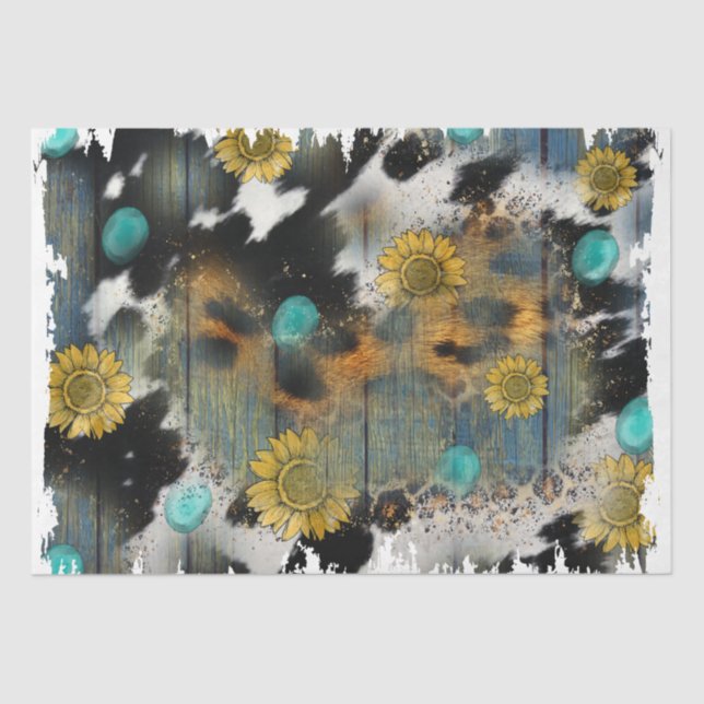 Papier Mousseline Le modèle Western Series Design 20 (Recto)