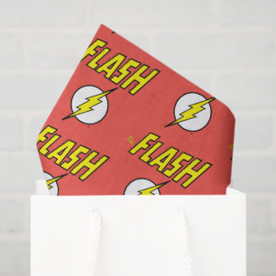 Papier Mousseline Le nom Flash et logo d'éclair