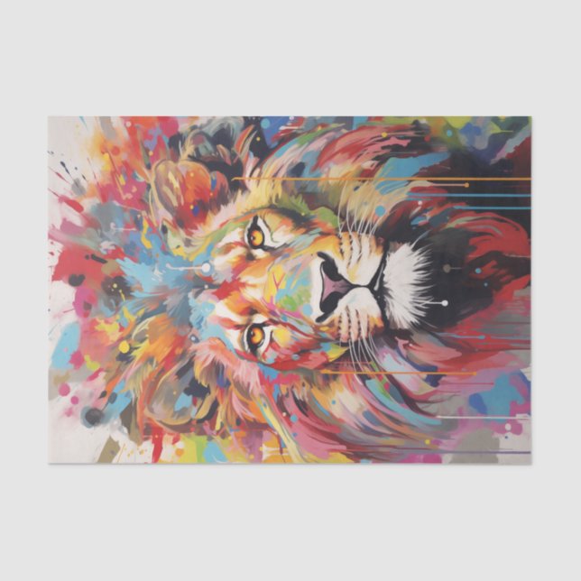 Papier Mousseline Le Nouveau Roi de la Jungle 2.1 (Recto)