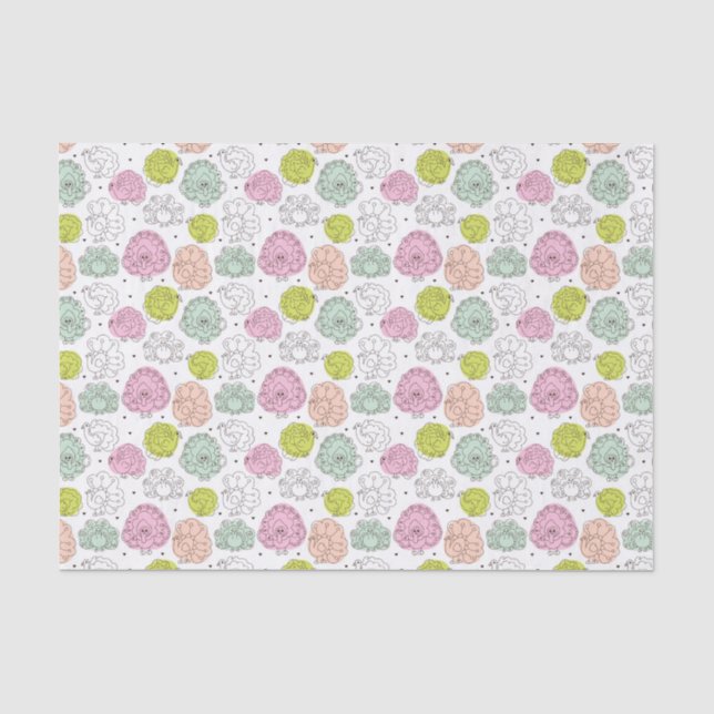 Papier Mousseline le paon badine le cru de papier peint (Recto)