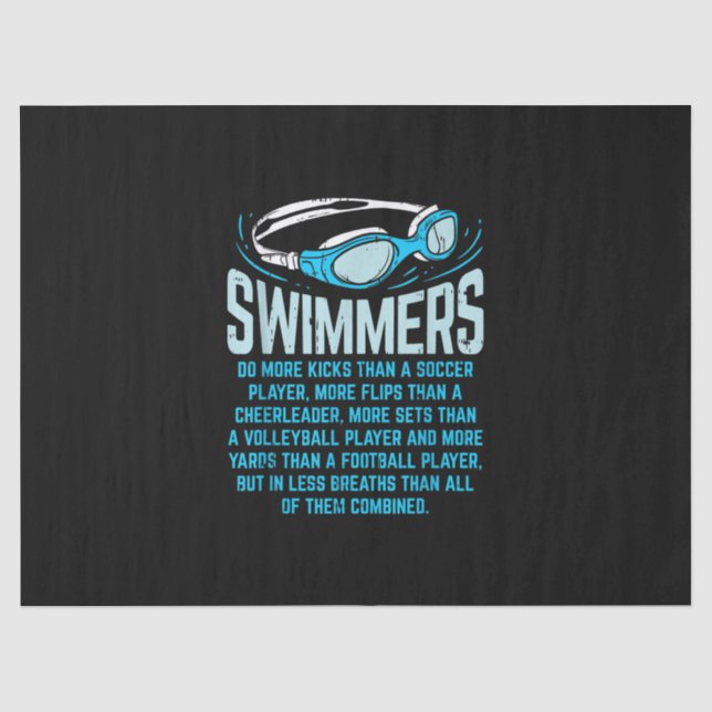 Papier Mousseline Le Poison de Swimming Lover (Recto)
