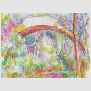 Papier Mousseline Le pont, Paul Cezanne