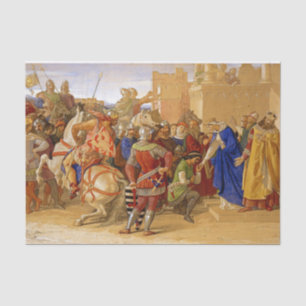 Papier Mousseline Le roi Arthur et les chevaliers de la table ronde