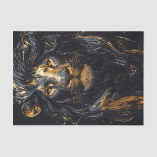 Papier Mousseline Le roi Lion noir4 (Recto)