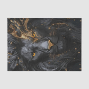Papier Mousseline Le roi Lion noir5