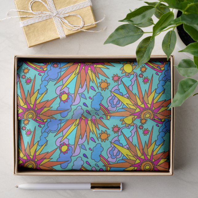Papier Mousseline Le soleil du jour (Cadeau)