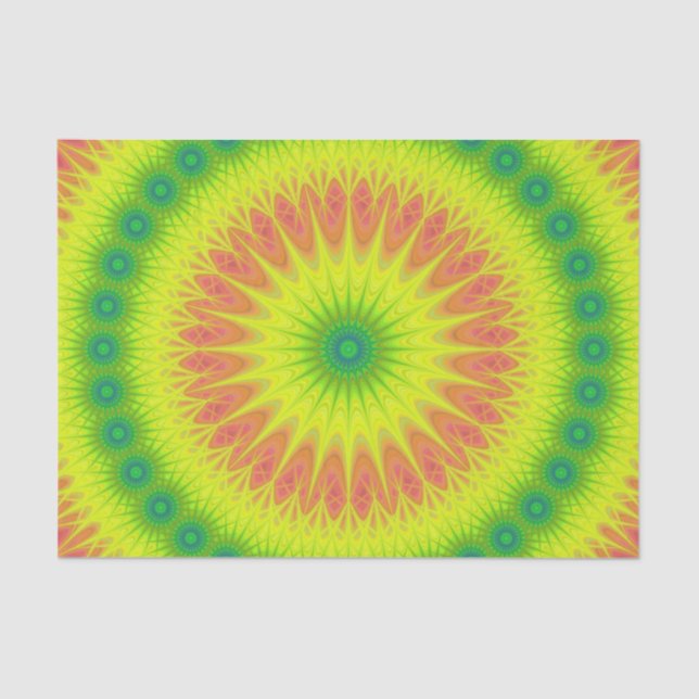 Papier Mousseline Le soleil floral (Recto)