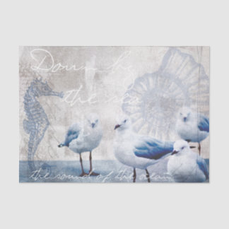 Papier Mousseline Le son de l'océan