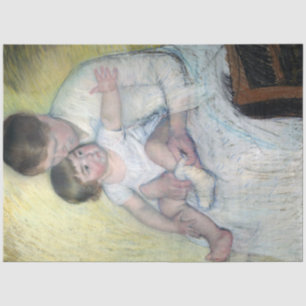 Papier Mousseline Le Stocking, Mary Cassatt