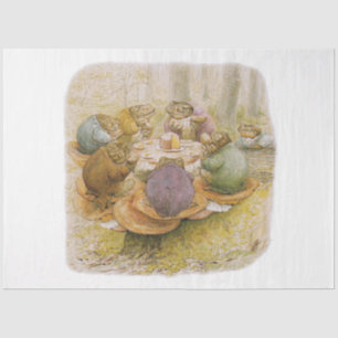 Papier Mousseline Le Tea Party des crapauds (par Beatrix Potter)