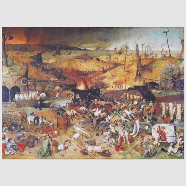 Papier Mousseline Le triomphe de la mort, Pieter Bruegel (Recto)