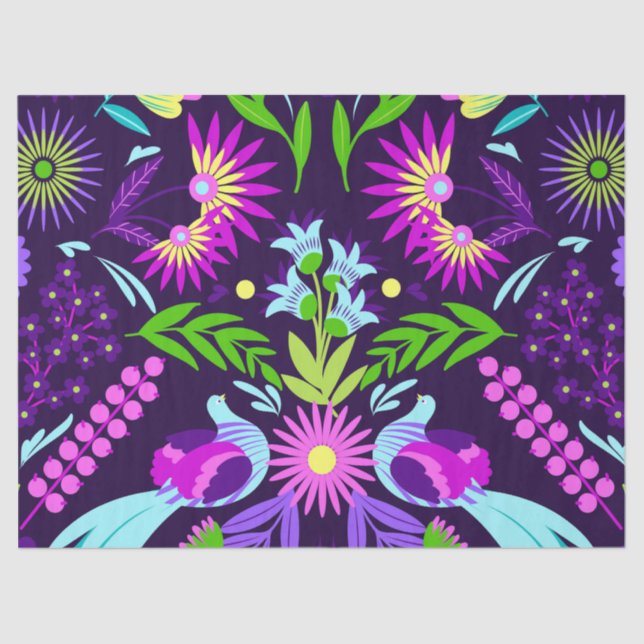 Papier Mousseline Légendes d'extravagance mexicaines (Recto)