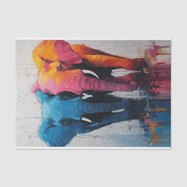 Papier Mousseline L'éléphant Lyfe13 (Recto)