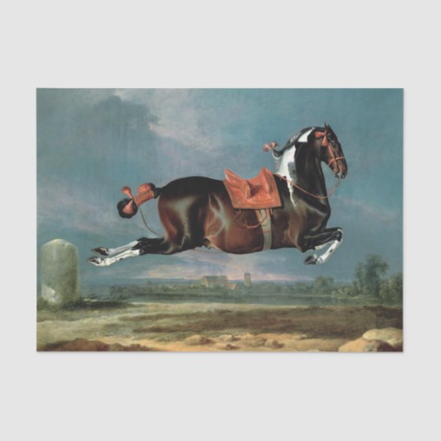 Papier Mousseline L'élevage du Cheval Piebald "Cehero" (Recto)