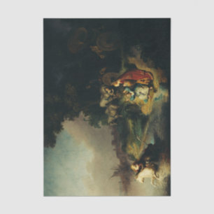 Papier Mousseline L'Enlèvement d'Europe par Rembrandt